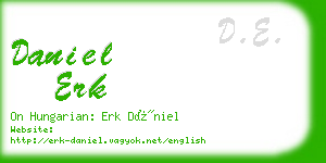 daniel erk business card